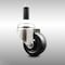 Service Caster 3 Inch 316SS Soft Rubber Wheel Swivel 3/4 Inch Expanding Stem Caster SCC SCC-SS316EX20S314-SRS-34 - alternate 4